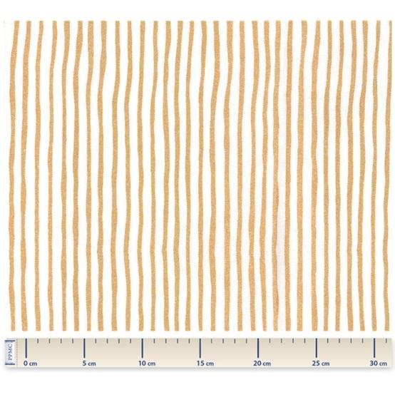 Coated fabric rayé or blanc