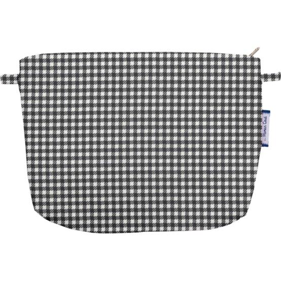 Coton clutch bag vichy noir