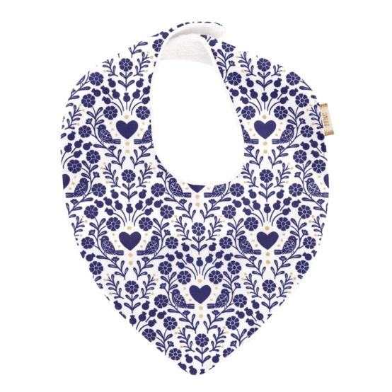 bandana bib scandinavia bleu