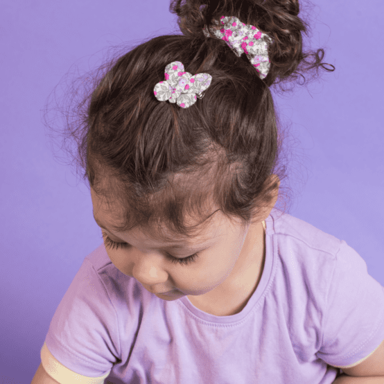 Butterfly hair clip serenade fluo