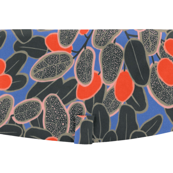 Flap of shoulder bag kumquat party