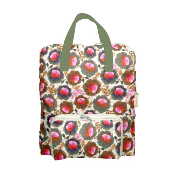 Foldable rucksack Gaby fleur de thé