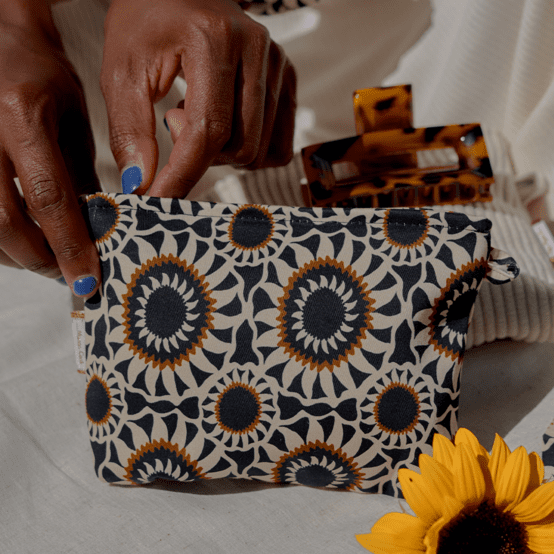 Tiny coton clutch bag attrape soleil