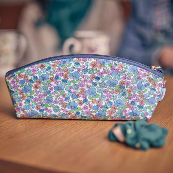 Pencil case pastel fleuri