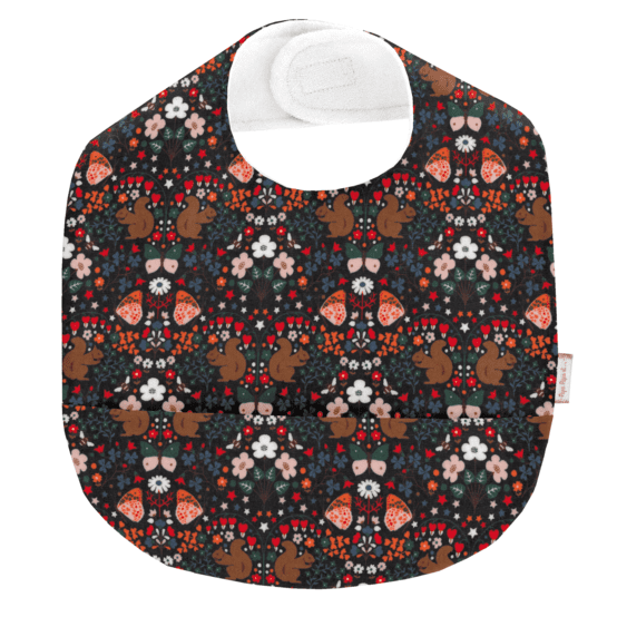 Coated fabric bib casse noisette