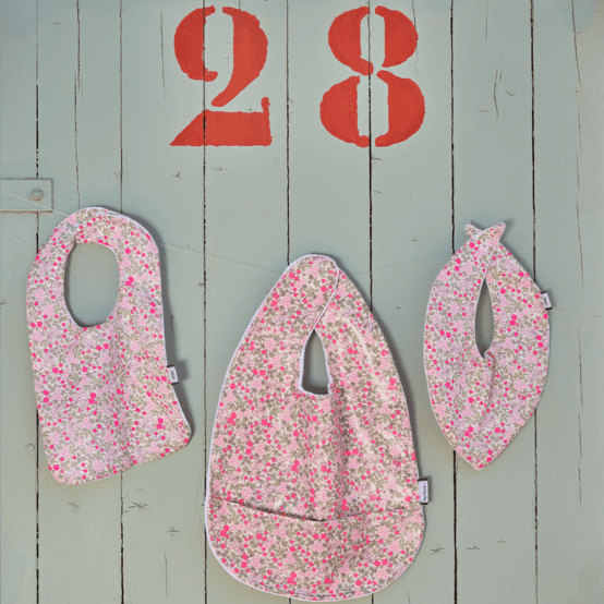 Coated fabric bib serenade fluo