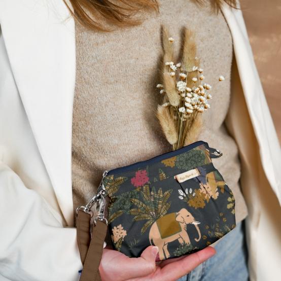 Mini Pleated clutch bag eden indien