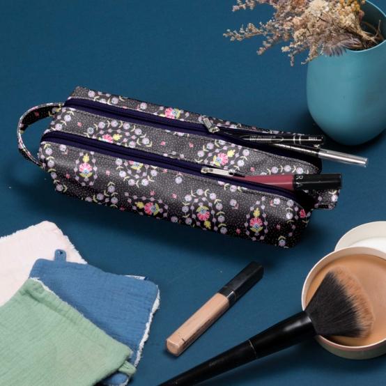 Double compartment school kit bleudana