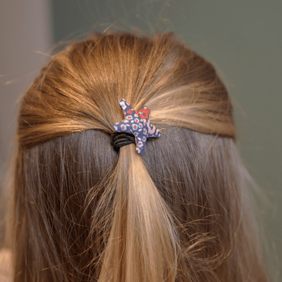 Pony-tail elastic hair star jardin d'aurore