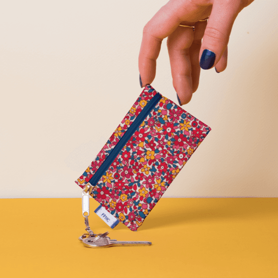 Keyring  wallet cocktail de fleurs