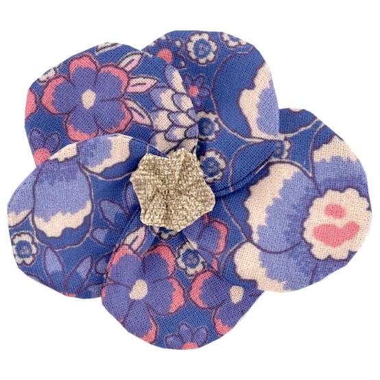 Flower petal hair slide small  lavandula