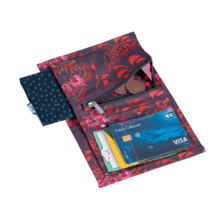 Compact wallet purple d'amour