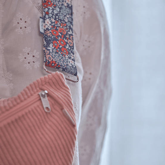 Banana bag blush pink corduroy