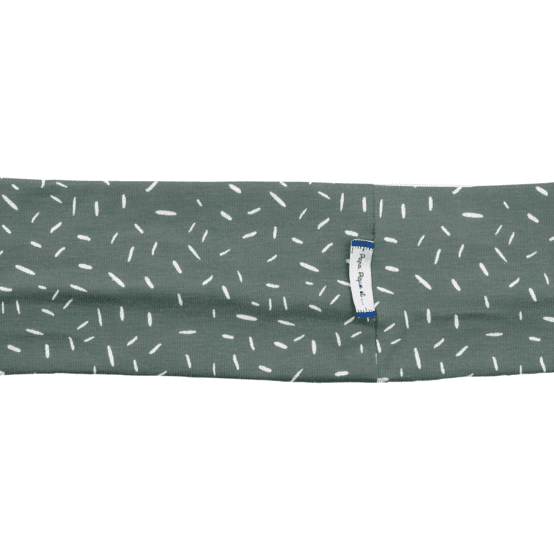 Stretch jersey headband  tracé bleu et blanc