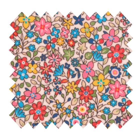 Coated fabric mille et une fleurs