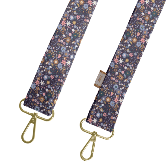 Narrow shoulder strap seventies