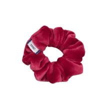 Small scrunchie fuchsia velvet