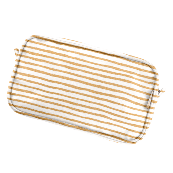 Belt bag rayé or blanc