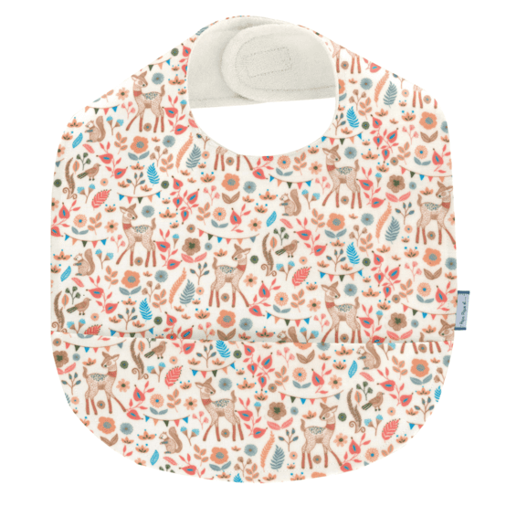 Coated fabric bib douceur des bois
