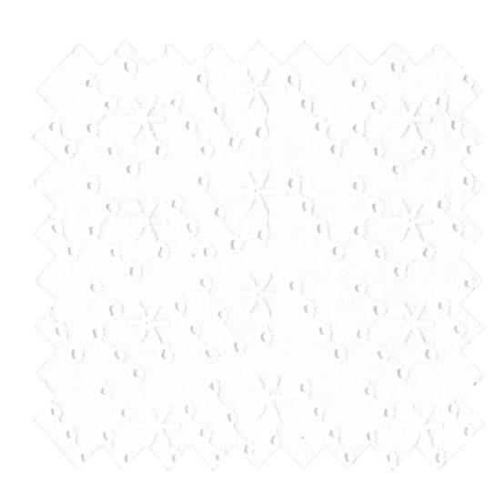 Cotton fabric starry white english embroidery