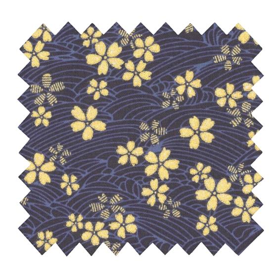 Cotton fabric ex2617 golden flowery hills