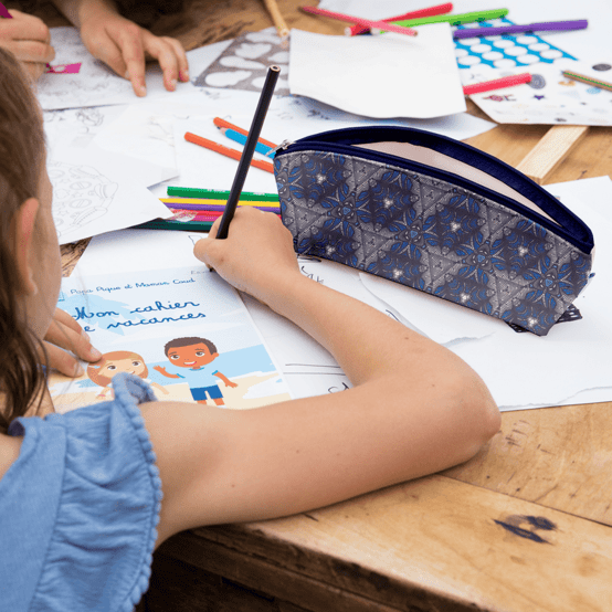 Pencil case ethnique
