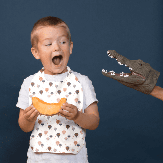 Elastic napkin child montgolfiere