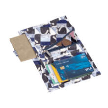 Compact wallet baleino bleu