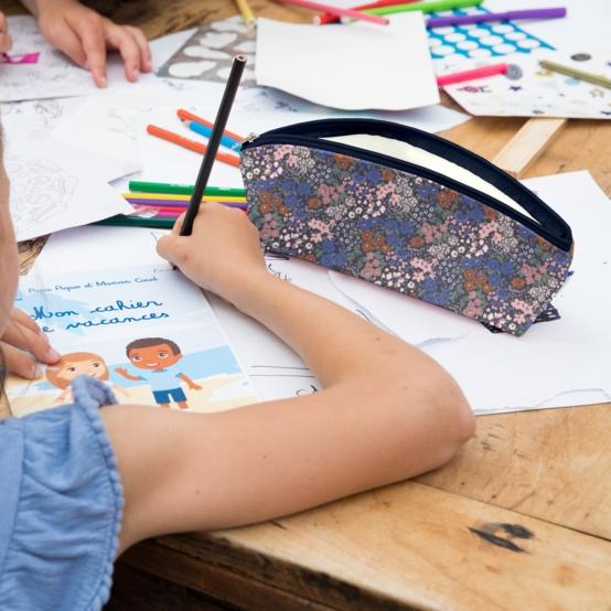 Pencil case monet lilas