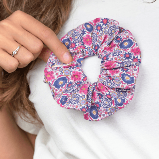 Scrunchie ex2543 lavandula fuchsia