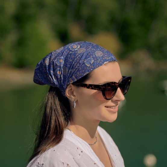 Headscarf headband- Adult size lavandula