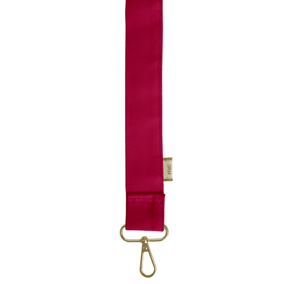 Narrow shoulder strap burgundy