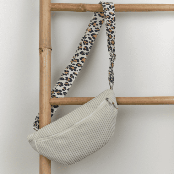 Small banana bag white large corduroy