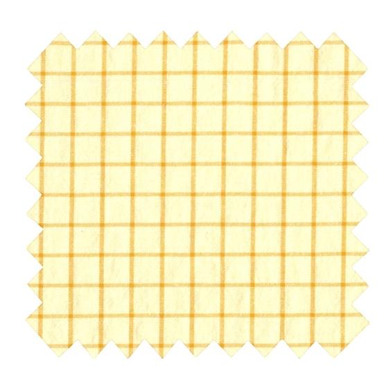 Cotton fabric ex2527 two-tone yellow checks
