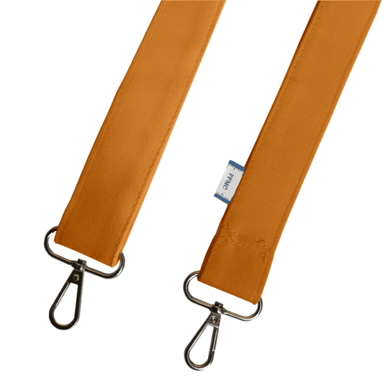Narrow shoulder strap safran