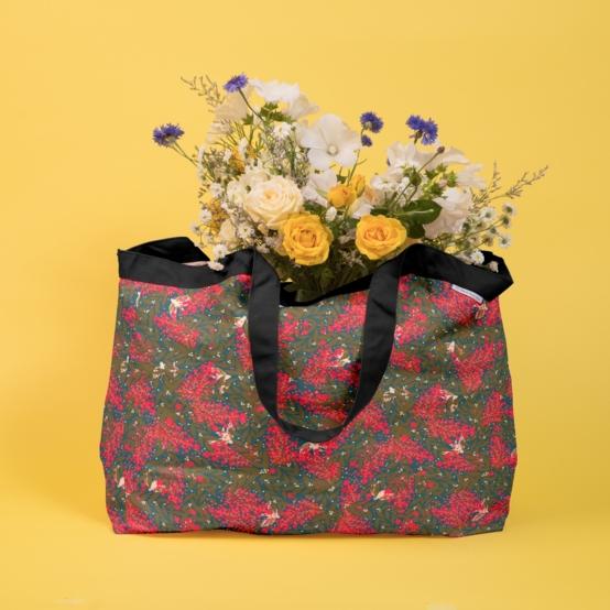 Tote bag with a zip ballet merveilleux