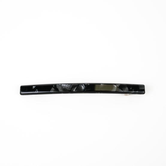 Long Slim Hair Clip pearl black