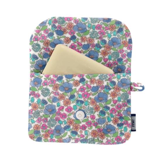 Soap Pouch pastel fleuri