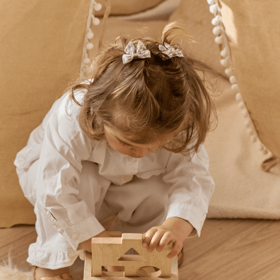 Mini bow tie clip rêve de jasmin