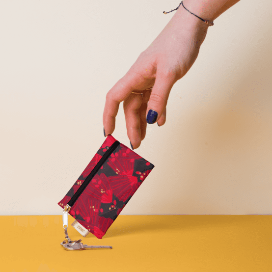 Keyring  wallet féérie fuchsia