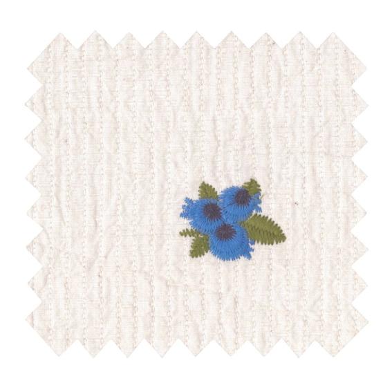 Quilted fabric ex2652 embroidered bluberry quilt