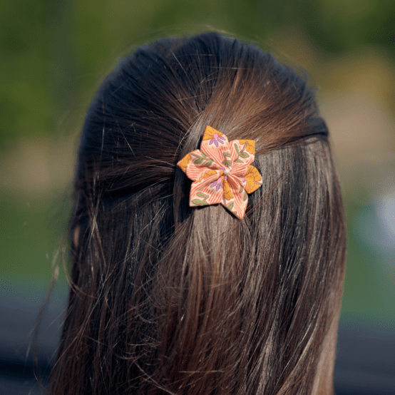 Star flower hairslide shanti