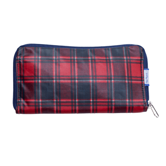 Wallet Charlie tartan rouge