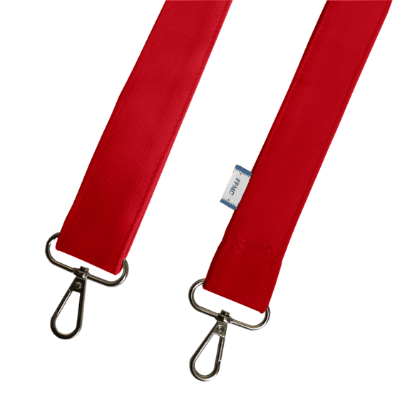 Narrow shoulder strap red