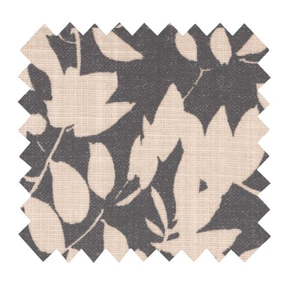 Coated fabric ex2582 anthracite ink foliage