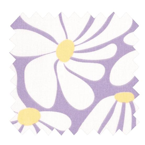 Cotton fabric ex2637 pop purple flower