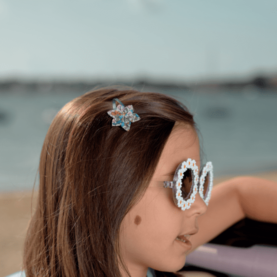 Star flower hairclip mille et une fleurs