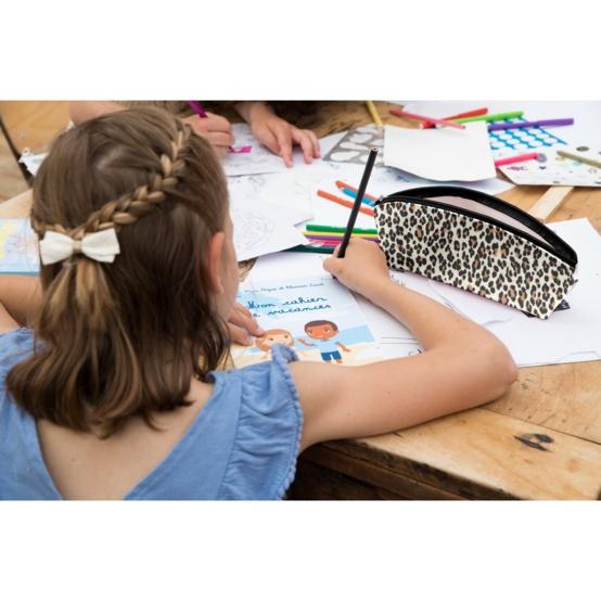 Pencil case leopard
