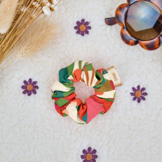 Mini Scrunchie fleurs des iles