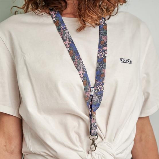 Lanyard necklace monet lilas